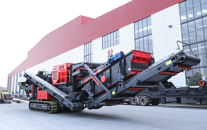 履帶式移動(dòng)破碎站