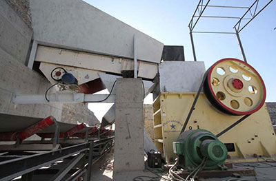 安徽石灰?guī)r破碎生產線現(xiàn)場